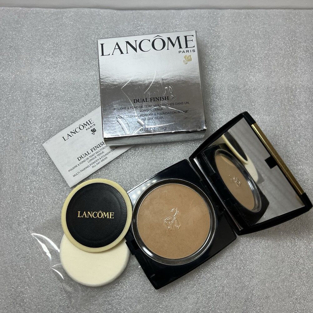 Lancome Dual Finish Bisque (W) 410 Powder & Foundation In One NIB